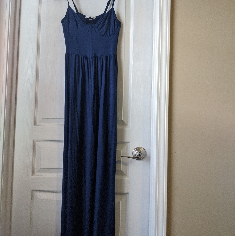 Navy blue maxi dress from Victoria's Secret